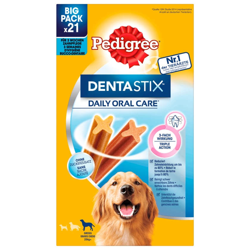 Pedegree Dentastix Daily Oral Care Große Hunde 21Stück